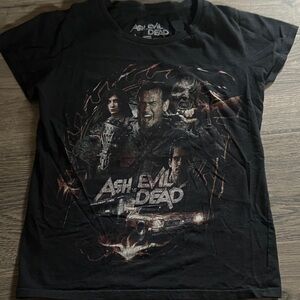 Ash vs Evil Dead Black Graphic Tee Fright Rags